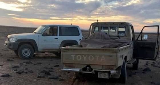 شاهد.. ضبط مخالفين تسللوا إلى محمية " حرة الحرة "