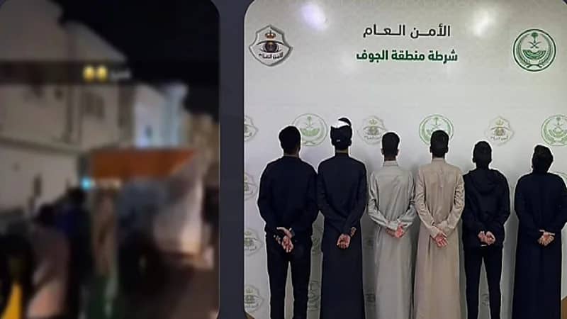القبض على 6 أشخاص ظهروا بمحتوى مرئي في مشاجرة جماعية .. فيديو