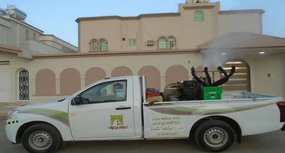 بالصور.. أمانة نجران تواصل أعمالها في مكافحة التلوث والحشرات