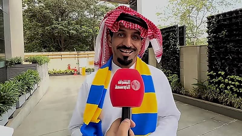 جماهير نصراوية تتواجد في الهند لدعم الهلال أمام مومباي .. فيديو