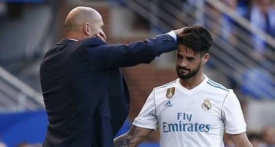 زيدان يرد على هجوم إيسكو ويكشف حقيقه الاستغناء عنه