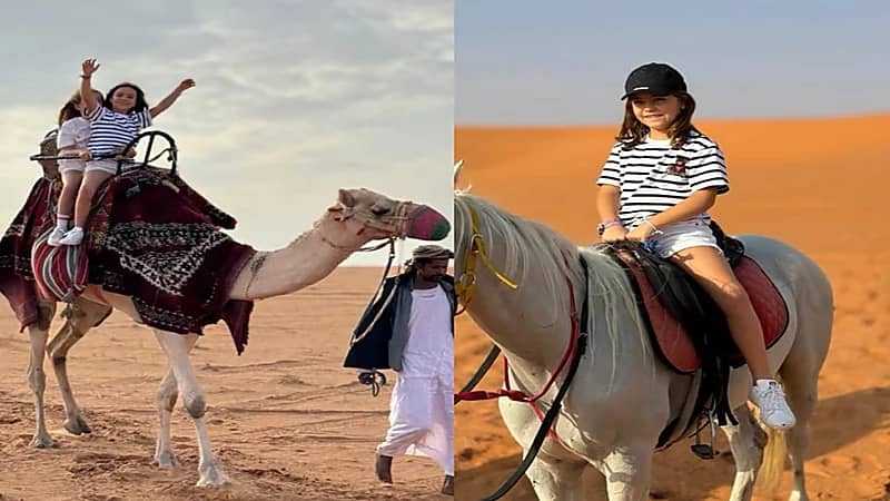 عائلة روبن نيفيز تستمتع بأجواء الطبيعة في المملكة.. صور