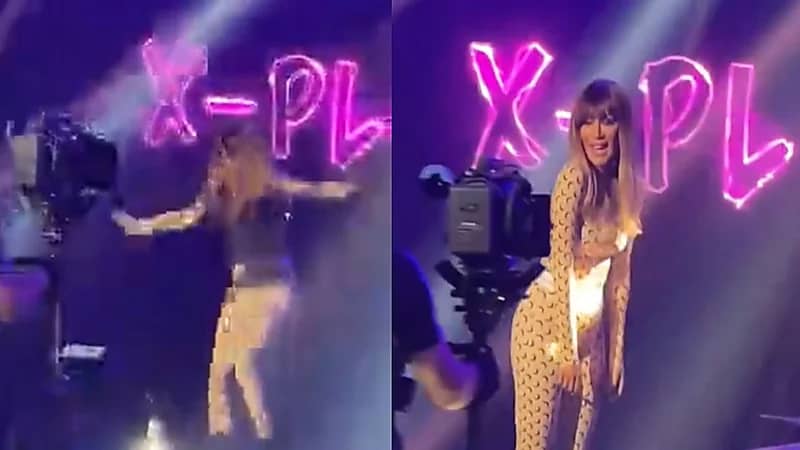 فيديو.. سقوط مؤلم لمايا دياب على المسرح