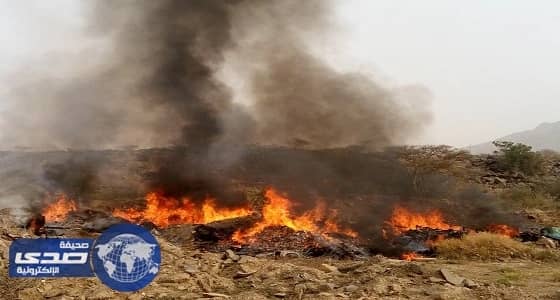 بلدية محايل: أبلغنا الجهات المختصة بقيام مجهولون بإضرام النيران بكفرات السيارات