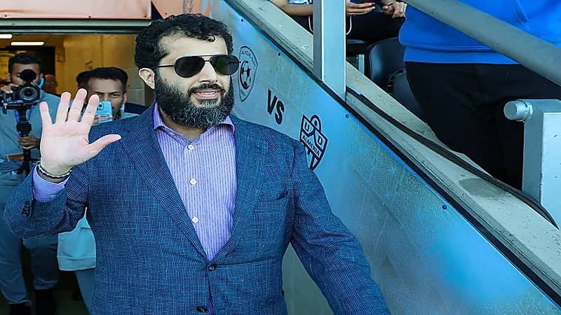 شاهد.. لحظة انفعال تركي آل الشيخ في مباراة الهلال وألميريا