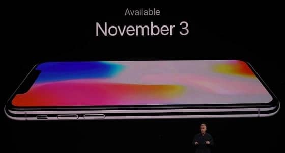 نفاد مخزون " آيفون X " في 10 دقائق