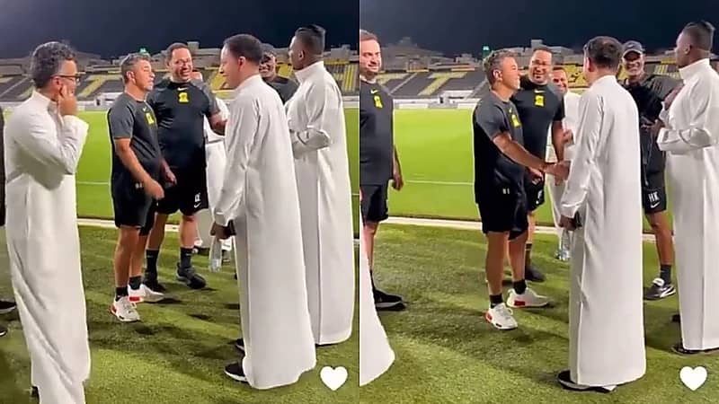 المنتشري يروي لمدرب الاتحاد عن حبه وعشقه لـ ريفر بليت .. فيديو