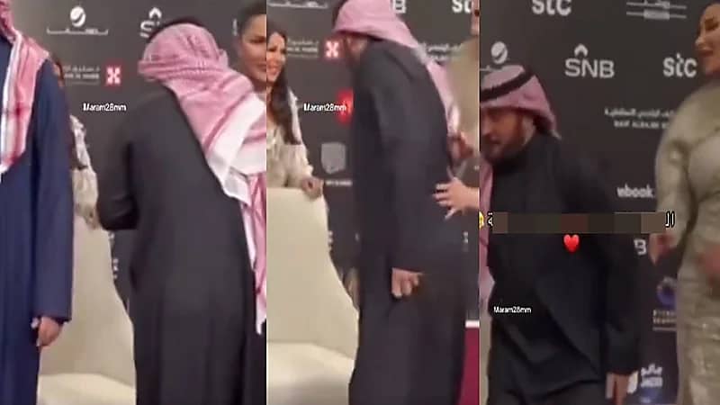 موقف طريف بين ماجد المهندس وأميمة طالب .. فيديو