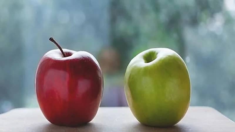 أخصائية تغذية تكشف الفرق بين التفاح الأحمر أم الأخضر