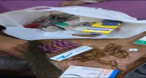 بالصور.. ضبط أدوية فاسدة تحمل شعار " الصحة " بالباحة