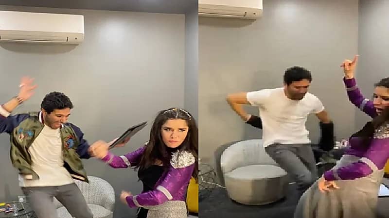 شاهد..حسن الرداد يرقص مع غادة عادل في كواليس مسرحية "موسم الرياض"