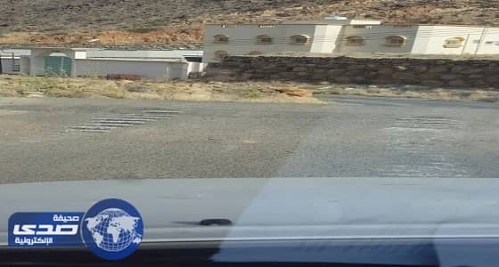 بالصور.. «دركتر» يسير علي الأسفلت بـ«الجنزير» ويتلفه بالمجاردة