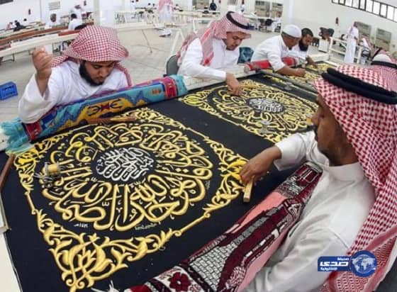 «كسوة الكعبة» في جناح رئاسة الحرمين