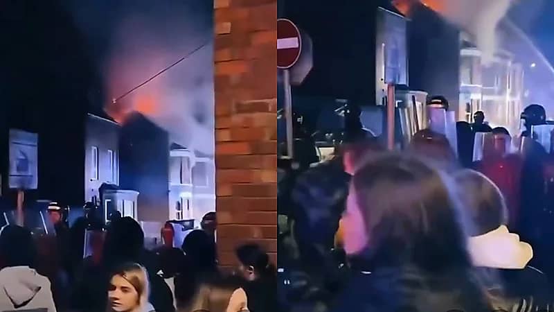 إصابة 15 ضابطًا إثر إلقاء مثيري شغب قنابل حارقة في أيرلندا