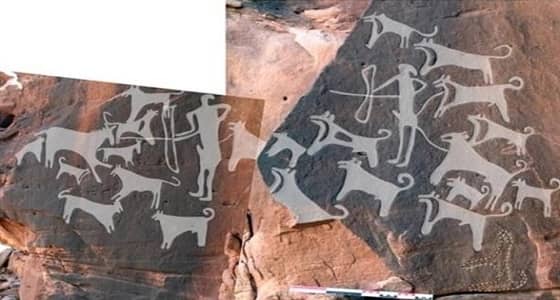 بالفيديو والصور.. اكتشاف أثري في حائل يعود تاريخه لـ 8 آلاف عام