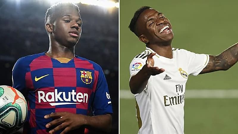 الأنظار تتجه لـ فينيسيوس وفاتي في مواجهة برشلونة وريال مدريد