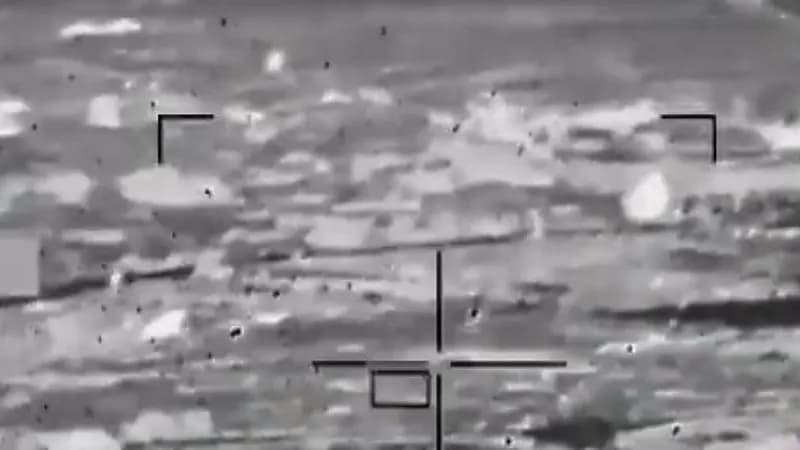 شاهد.. اعتراض طائرة بدون طيار أطلقتها ‎مليشيات الحوثي باتجاه المملكة