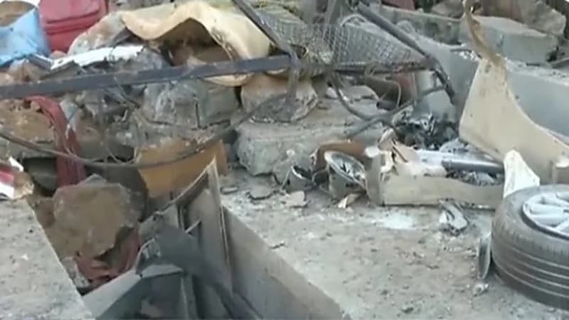 شاهد.. الأضرار الناتجة عن سقوط صاروخ باليستي على المنطقة الصناعية بأحد المسارحة 