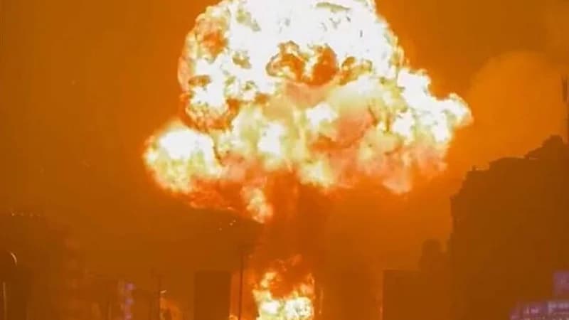 انفجار محطة للغاز في اليمن.. فيديو