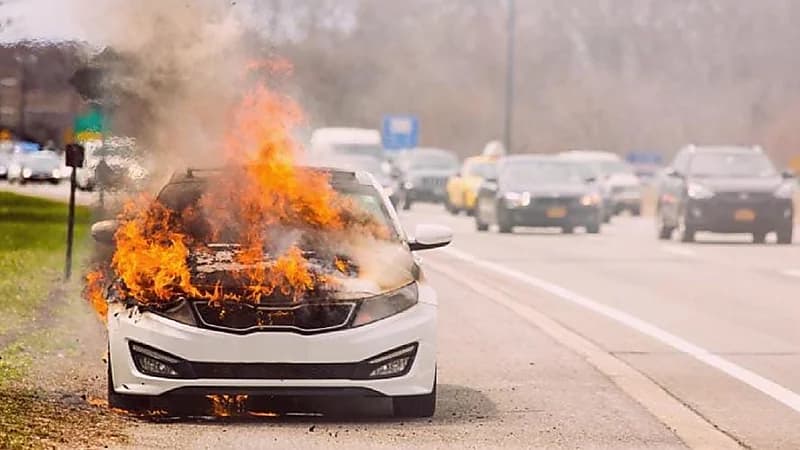 ابتكار طريقة جديدة لإخماد حرائق السيارات في غضون دقائق