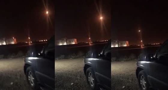 بالفيديو.. قوات الدفاع الجوي تعترض صاروخًا باليستيًا شمال الرياض