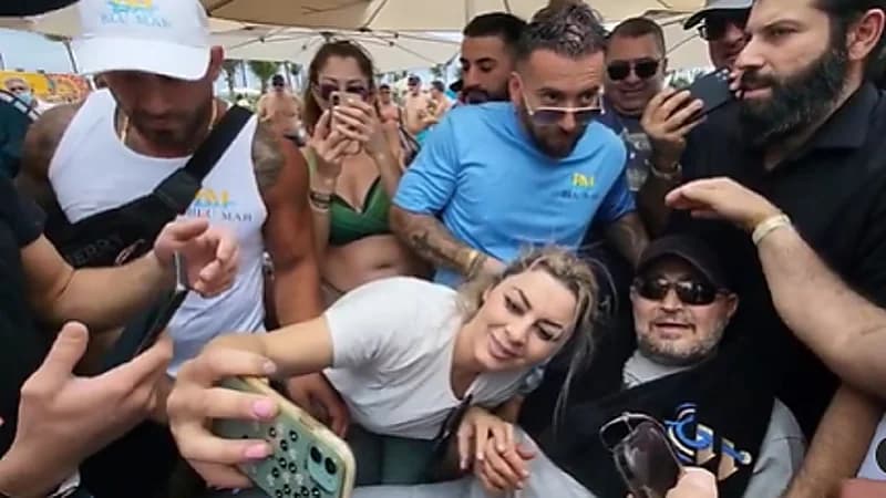 فيديو..جورج وسوف يظهر على كرسي متحرك