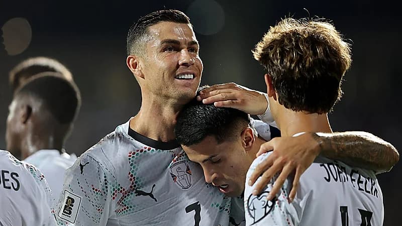 رونالدو يقود البرتغال للفوز بخماسية على أرمينيا