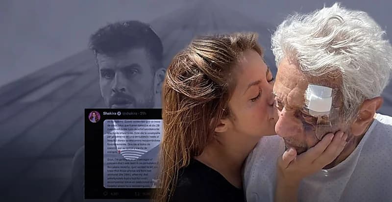 والد شاكيرا يتعرض لوعكة صحية