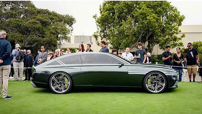 بالصور .. جينيسيس ترفع الستار عن إكس سبيديوم كوبيه الكهربائية الفاخرة