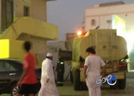 مدني المظيلف يخمد حريق بجوار محطة وقود‎