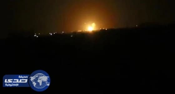 انفجار ضخم قرب مطار دمشق الدولي