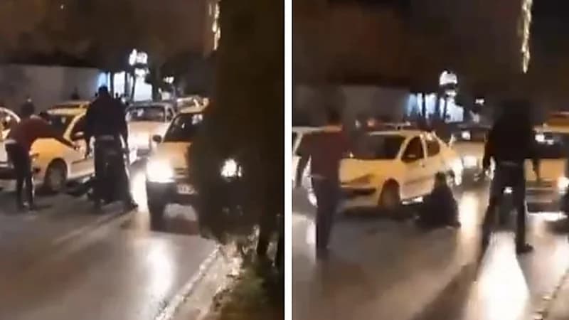 بالفيديو.. دعس عنصر من البسيج "عديم الشرف"