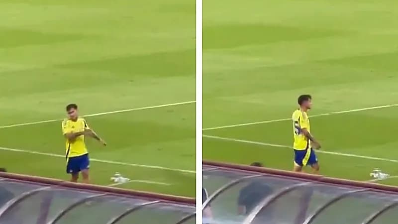 أوتافيو يتجاهل كاسترو لحظة خروجه أمام الفيحاء .. فيديو