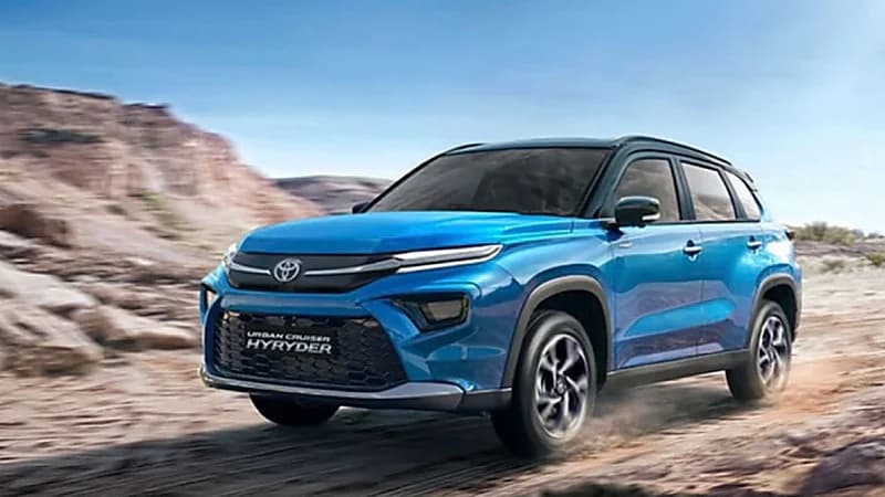 بالصور.. تويوتا ترفع النقاب عن Urban Cruiser Hyryder الرياضية