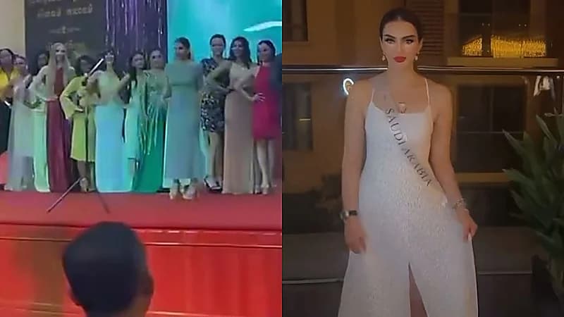 ملكة جمال المملكة تخطف الأنظار في مسابقة ملكة جمال الكوكب .. فيديو