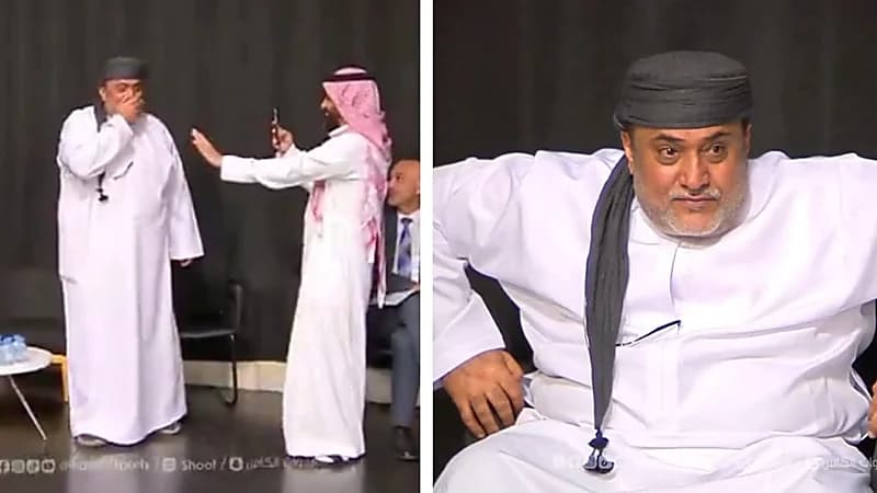 ردة فعل الرواس على تعادل عمان في الوقت القاتل أمام فلسطين .. فيديو