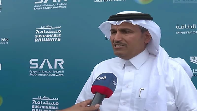 الجاسر: قطار الحرمين الكهربائي الأسرع في الشرق الأوسط .. فيديو