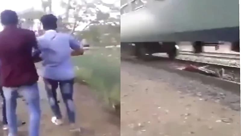 بالفيديو.. «تيك توك» يدفع شابًا للنوم أسفل عجلات القطار