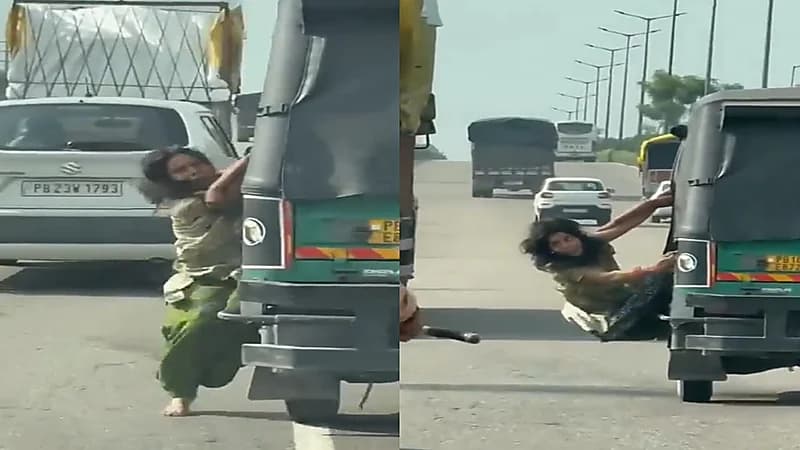 فتاة تنجو بأعجوبة من محاولة خطف.. فيديو