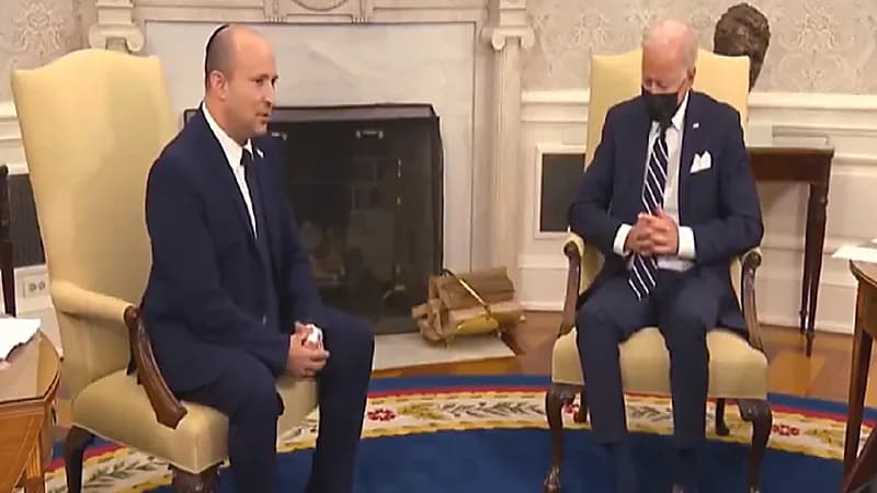 فيديو.. بايدن يغفو خلال لقاء رئيس الوزراء الإسرائيلي