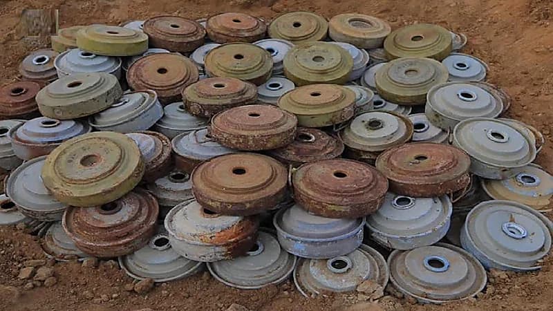مسام: انتزاع 2620 لغماً في أسبوع زرعها الحوثي باليمن