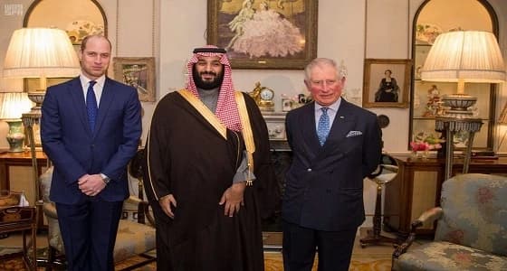 أمير "ويلز" يقيم مأدبة عشاء على شرف ولي العهد بمناسبة زيارته