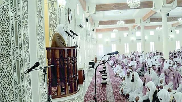 تخصيص خطبة الجمعة القادمة للحديث عن نعم الله على المملكة وتعزيز مشاعر الانتماء