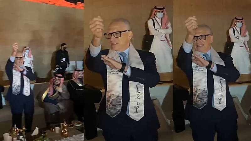 فيديو.. الرئيس التنفيذي لـ"تطوير الدرعية" يؤدي العرضة