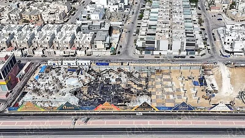 تواصل الأعمال في مشروع كوفنت جارن بالدمام على مساحة 12 ألف متر مربع.. صور