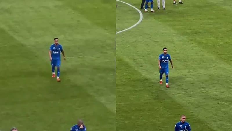 سالم الدوسري يغادر الملعب بحسرة بعد التعادل ضد القادسية .. فيديو