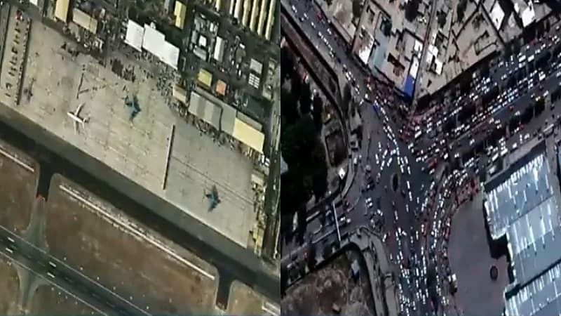 بالفيديو.. الأقمار الصناعية تظهر الفوضى التي يشهدها مطار كابول الدولي