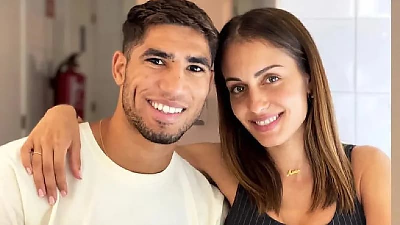 حقيقة فيديو لزوجة حكيمي يزعم عدم عودتها له