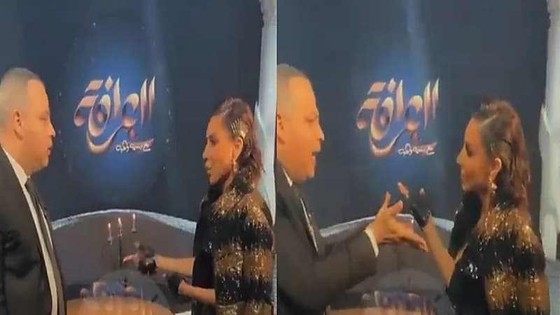 شجار خلف الكواليس بين بسمة وهبة وتامر عبدالمنعم.. فيديو