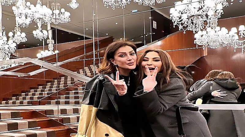 غادة عبدالرازق وإليسا في باريس .. صور